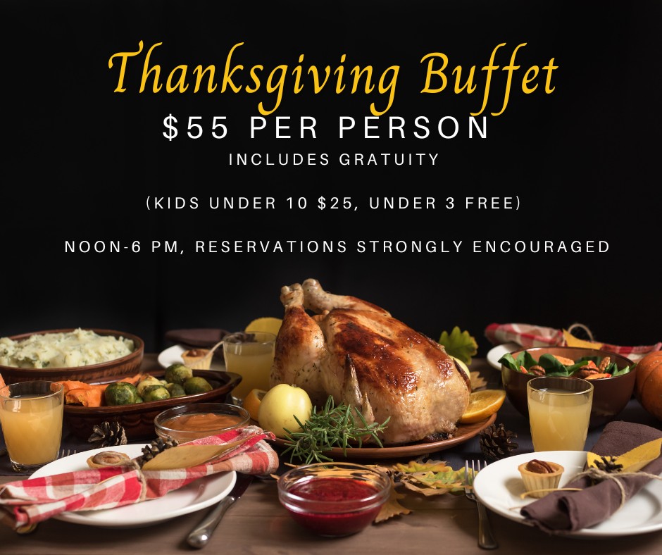 Myril Eatery & Wine Bar | Newport, OR - Thanksgiving Buffet 2025